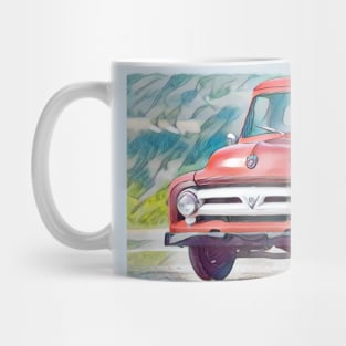 Classic 1953 Ford F100 Pick Up Truck Mug